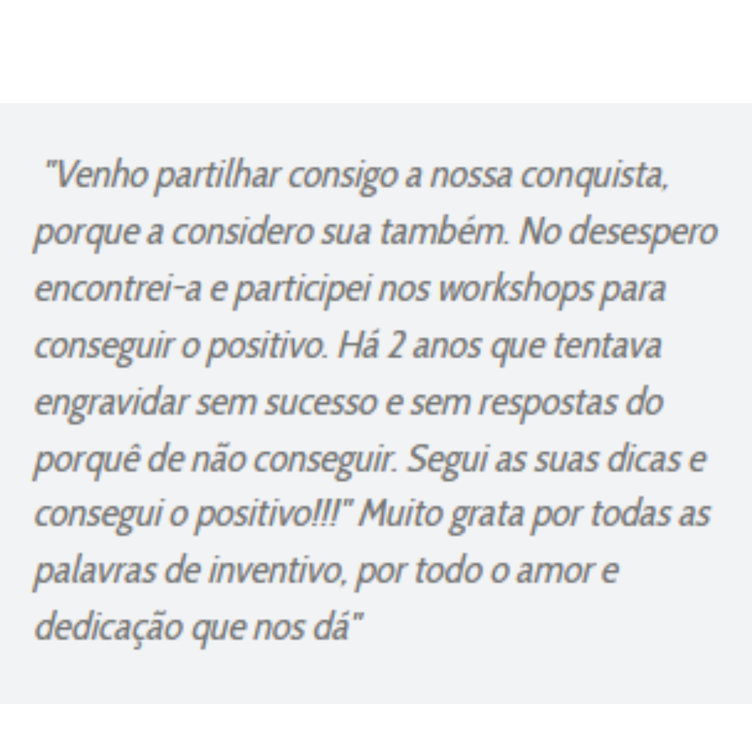 Testemunho paciente Paula Castro