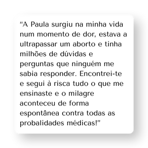 Testemunho paciente Paula Castro