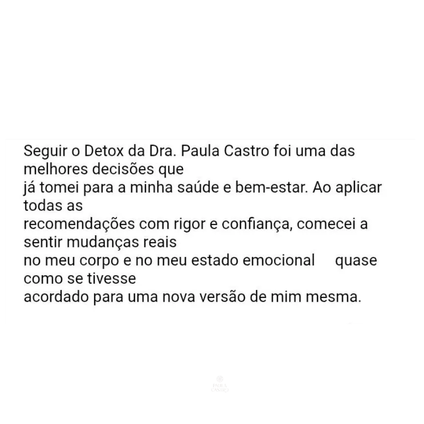 Testemunho paciente Paula Castro